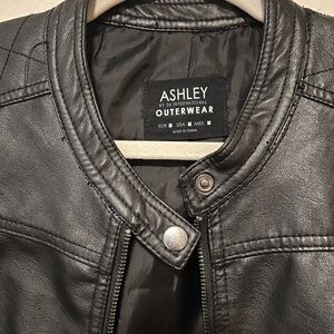 Ashley By 26 International Women's Leather Jacket - Black